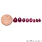 Ruby Gemstone, 100% Natural Faceted Loose Gems, July Birthstone, 6-10mm, 100 Carats, GemMartUSA (RB-60003)